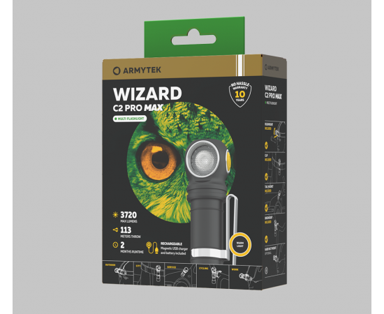 ARMYTEK WIZARD C2 PRO 3720 Lumen warm