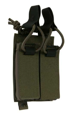 TT DBL Pistol MAG Pouch BEL VL olive