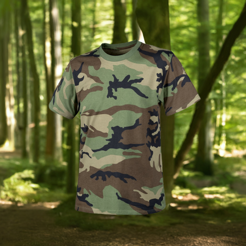 Helikontex Herren T-Shirt US Woodland