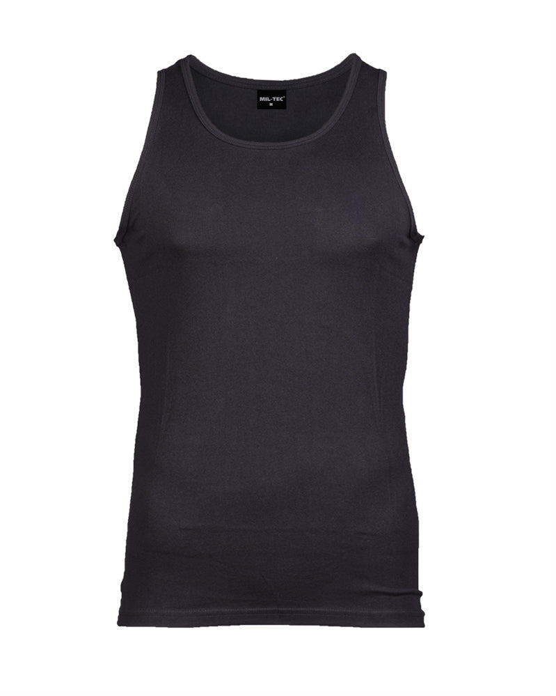 Tank Top Cotton Black