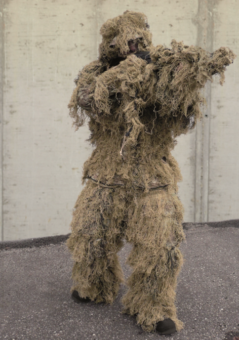 GHILLIE SUIT 'ANTI FIRE' PRO 4PC.DIG.DESERT